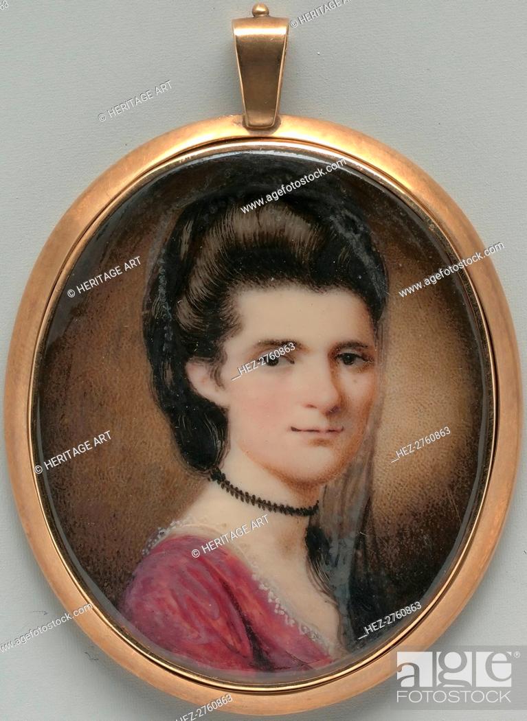 Stock Photo: Elizabeth Ann Timothy, ca. 1775-85. Creator: Henry Benbridge.