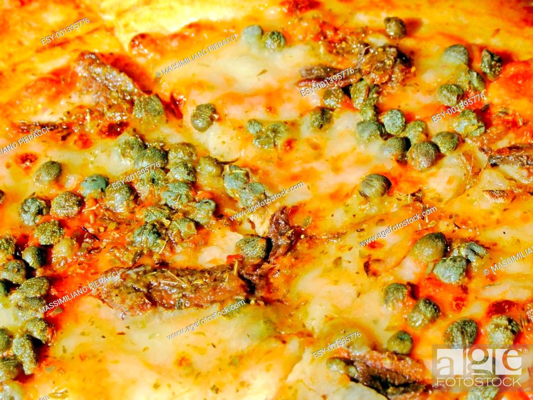 Stock Photo: Italian pizza romana.