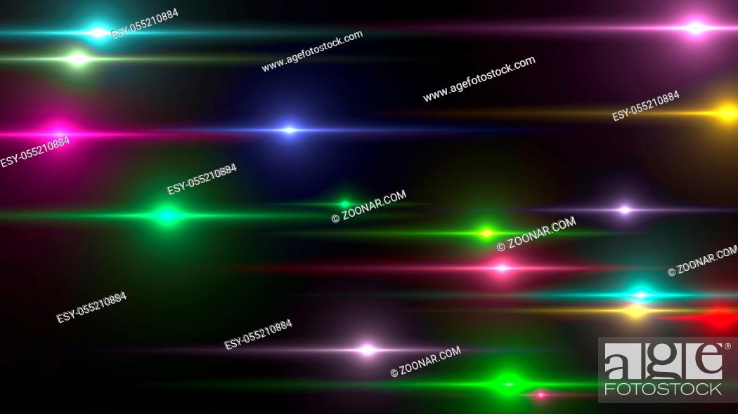 Animation of horizontal multi colored lights flash randomly on a black  background, Stock Photo, Picture And Low Budget Royalty Free Image. Pic.  ESY-055210884 | agefotostock