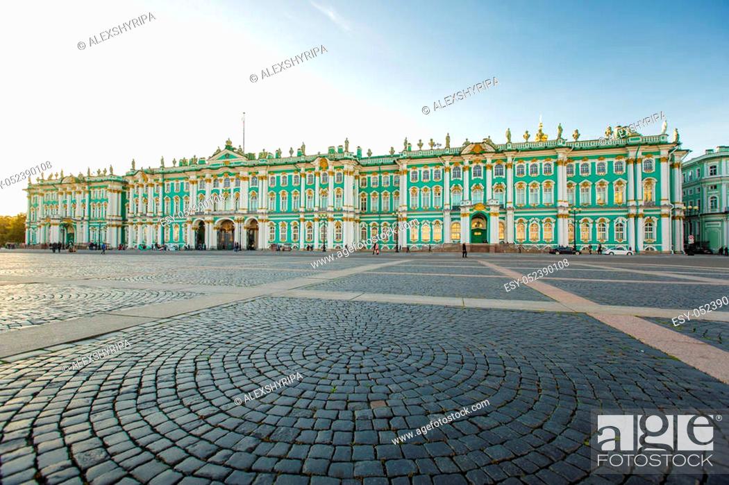 Stock Photo: The State Hermitage Museum - one of the largest and most significant art and historical museums in Russia and the world, September 14, 2016, St.