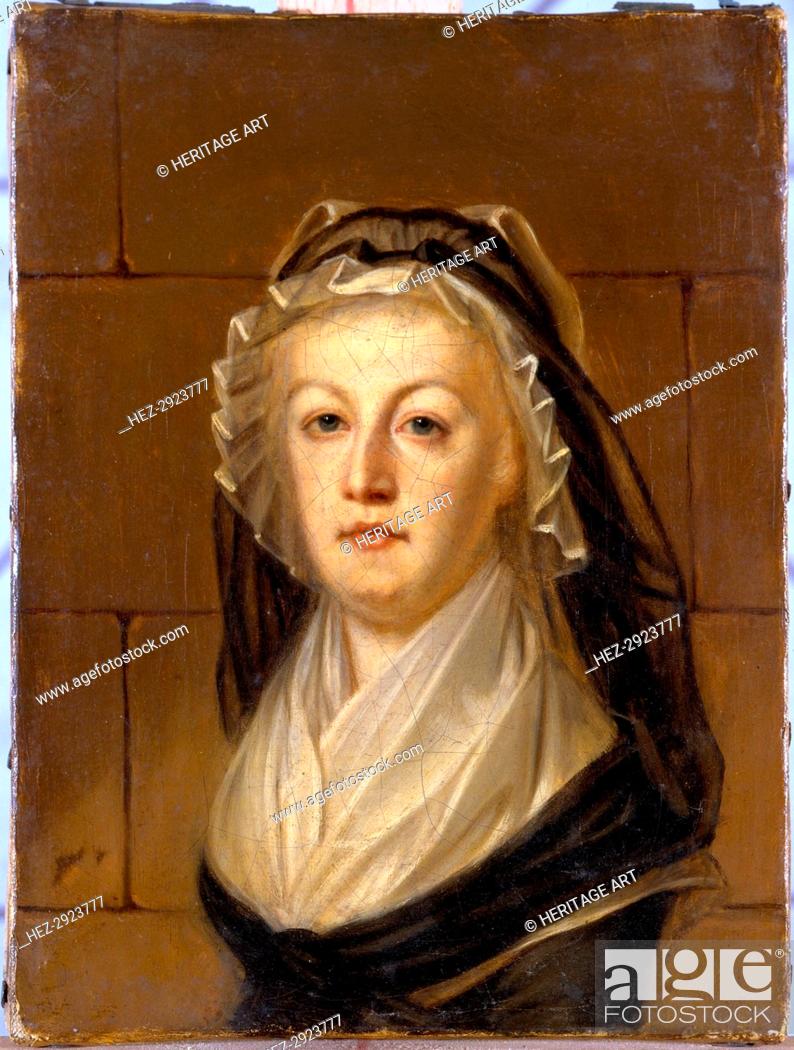 Stock Photo: Portrait of Marie-Antoinette at the temple, c1815. Creator: Alexander Kucharsky.