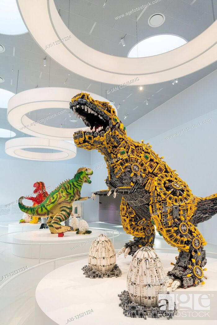 Afsky organ Lav et navn Dinosaur made of Lego bricks, Lego House; Billund, Denmark, Stock Photo,  Picture And Rights Managed Image. Pic. AXI-12521224 | agefotostock