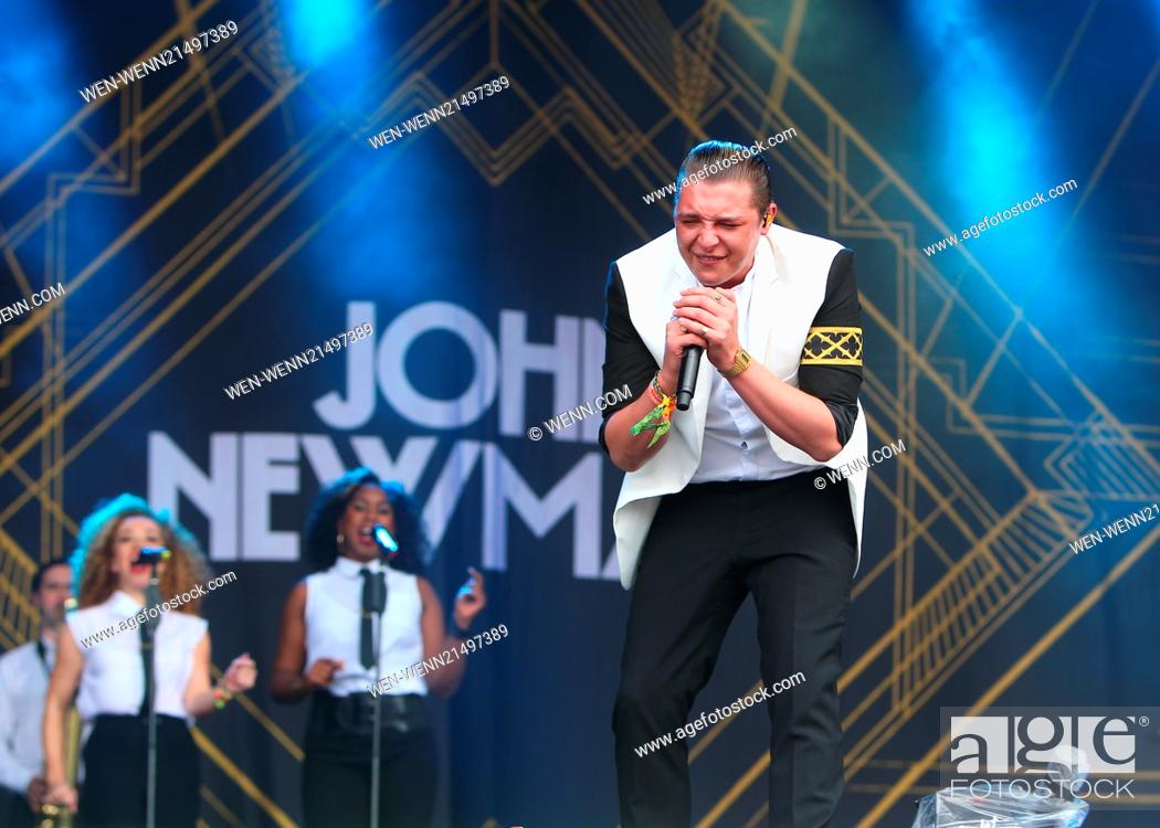 Stock Photo: Glastonbury Festival 2014 - Performances - Day 2 - John Newman Featuring: John Newman Where: Glastonbury, United Kingdom When: 27 Jun 2014 Credit: WENN.