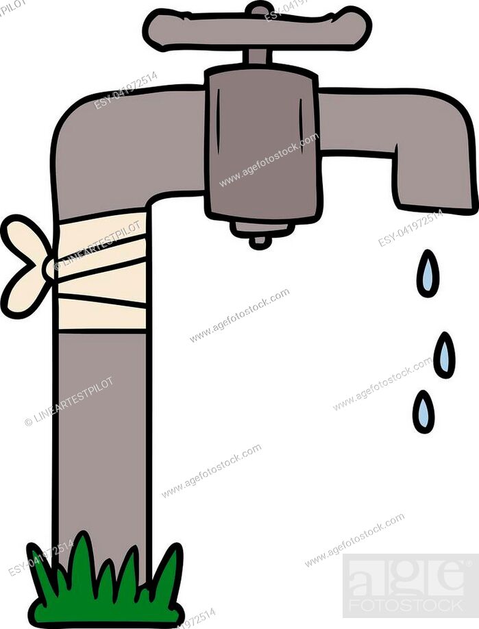 cartoon old water tap, Stock Vector, Vector And Low Budget Royalty Free  Image. Pic. ESY-041972514 | agefotostock