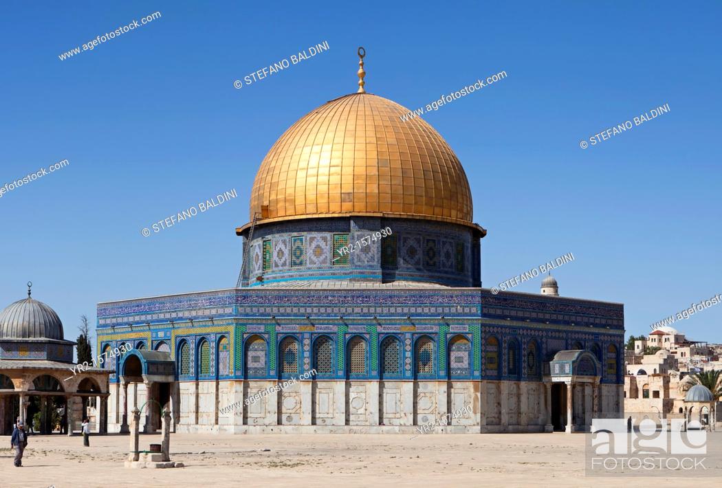 Stock Photo: The Dome of the rock, east Jerusalem, Palestine.