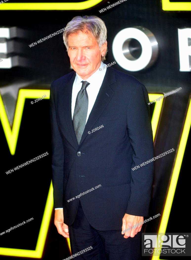 Stock Photo: Star Wars: The Force Awakens - European Premiere at Leicester Square, London Featuring: Harrison Ford Where: London, United Kingdom When: 16 Dec 2015 Credit:.