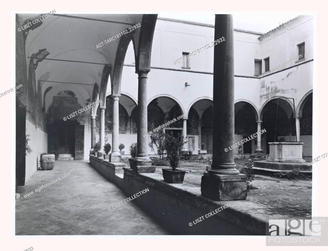 Stock Photo: Campania, Napoli, Nola, Convento of S. Angelo.