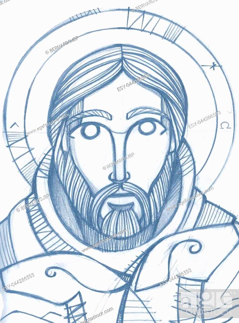 How To Draw Jesus, Step by Step, Drawing Guide, by Dawn - DragoArt