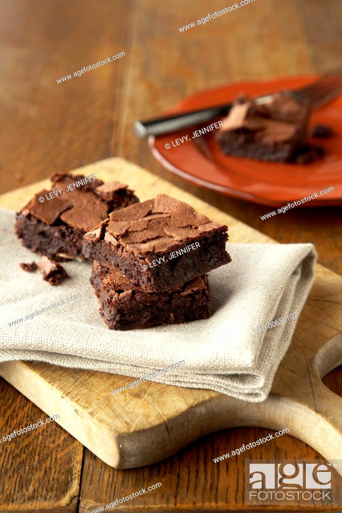 Stock Photo: Brownies.