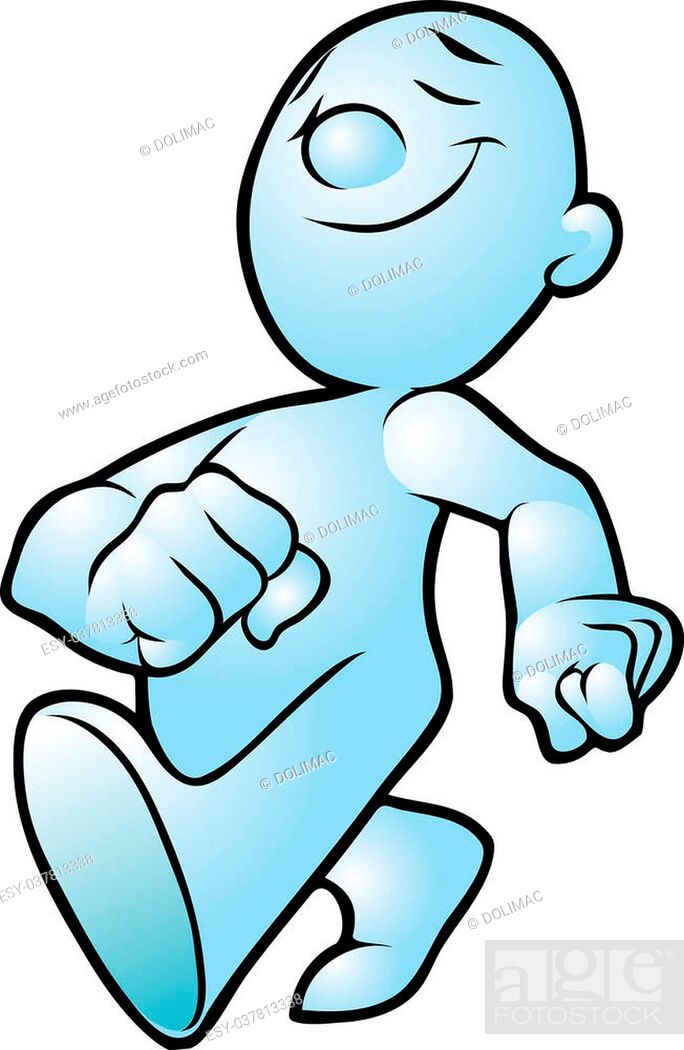 Vector cartoon clip art or illustration of a generic cartoon person walking  confidently forward, Stock Vector, Vector And Low Budget Royalty Free  Image. Pic. ESY-037813338 | agefotostock