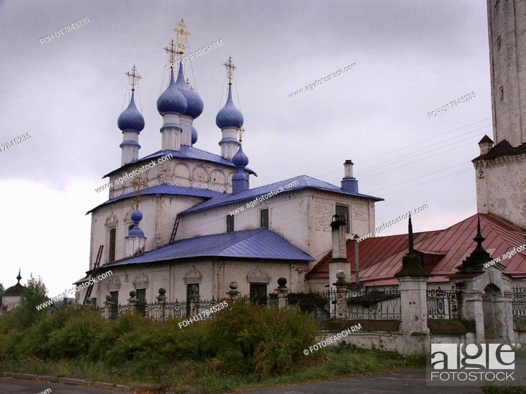 Stock Photo: palekh, person, church, russia, 7811, people.