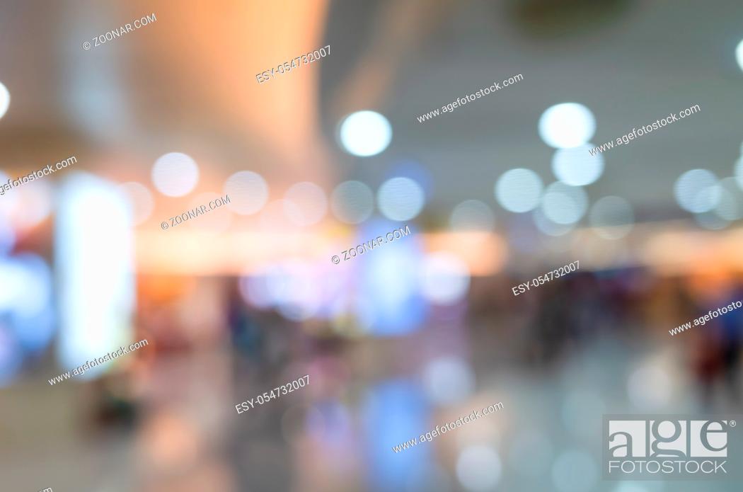 Stock Photo: abstract background of shopping mall, shallow depth of focus.