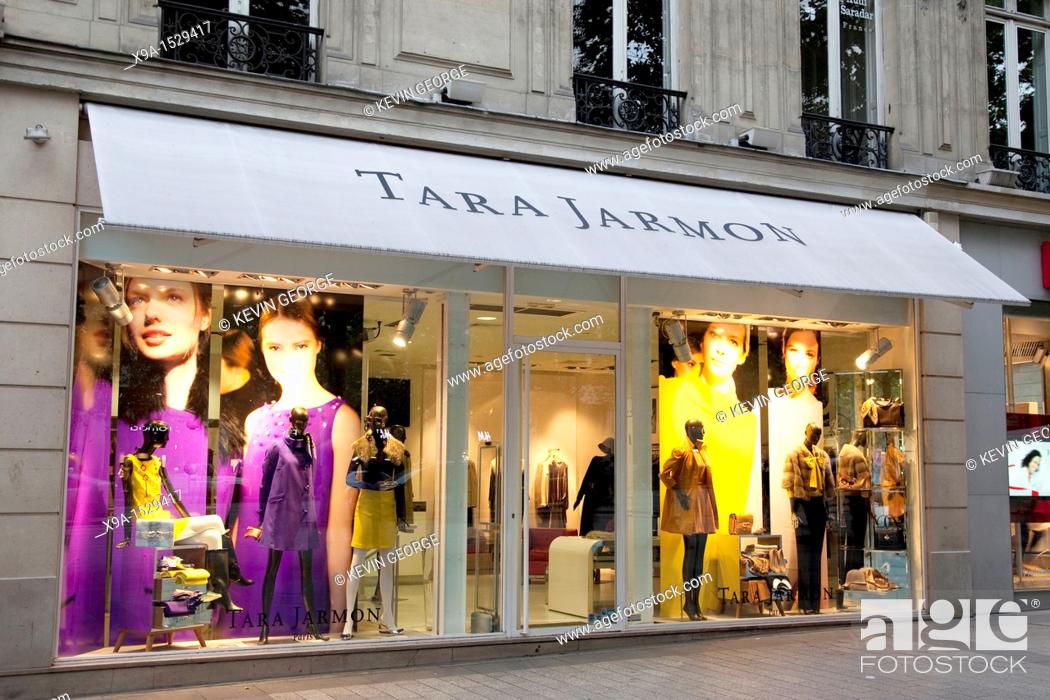 haai Krachtcel Billy Goat Tara Jarmon Shop on Champs-Elysees, Paris, France, Stock Photo, Picture And  Rights Managed Image. Pic. X9A-1529417 | agefotostock