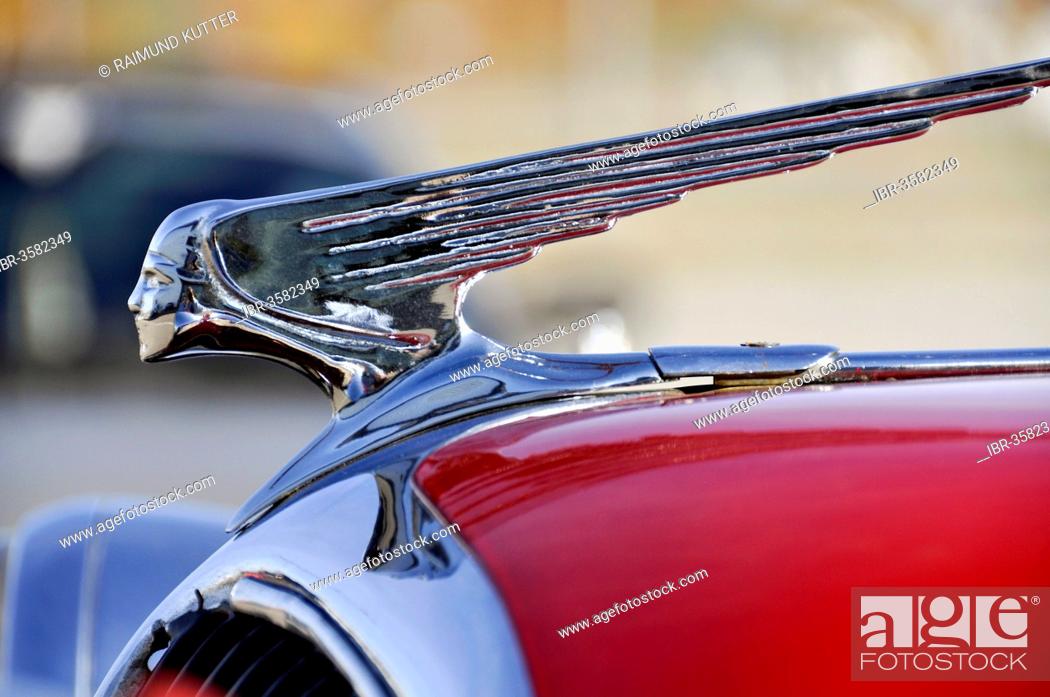 Womanamp39s head hood ornament vintage Citron Traction Avant built around  1951 Messe Karlsruhe Stock Photo Picture And Rights Managed Image Pic  IBR-3582349  agefotostock