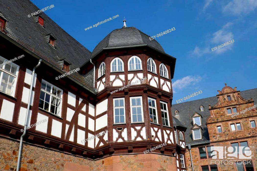 Stock Photo: Castle and castle in Giessen.