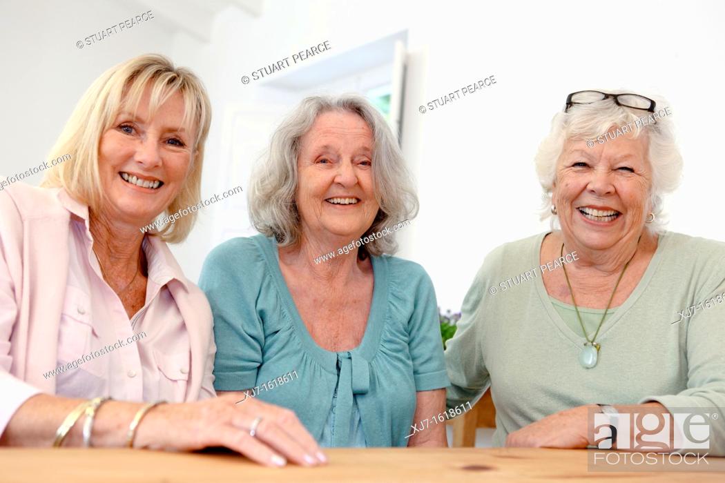 Stock Photo: Senior women.