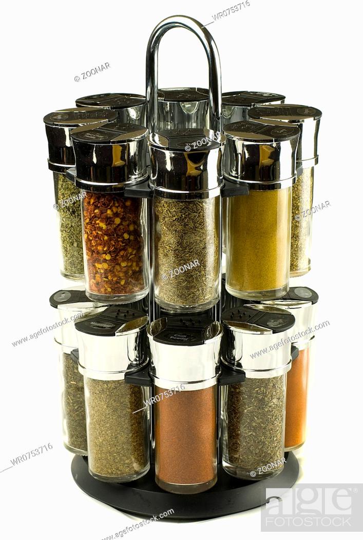 Stock Photo: spices set.
