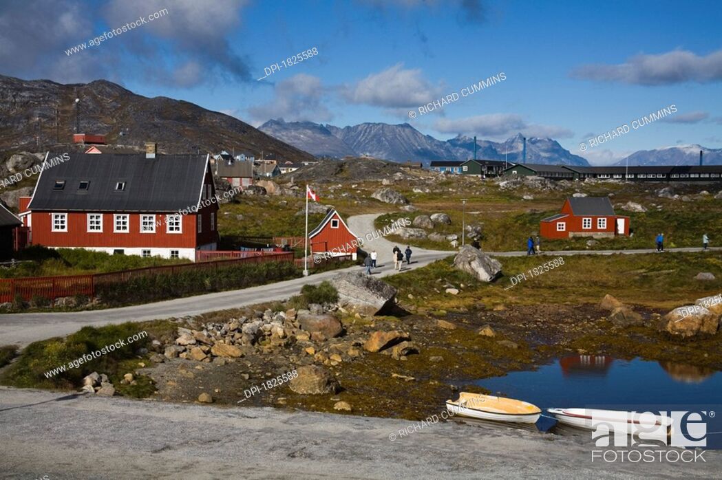 Stock Photo: Museum in Nanortalik Port, Island of Qoornoq, Province of Kitaa, Southern Greenland, Kingdom of Denmark.