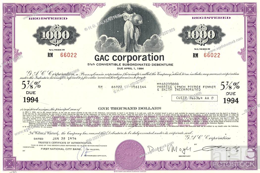 Inc Mechanical Development Company Georgia Stock Certificate