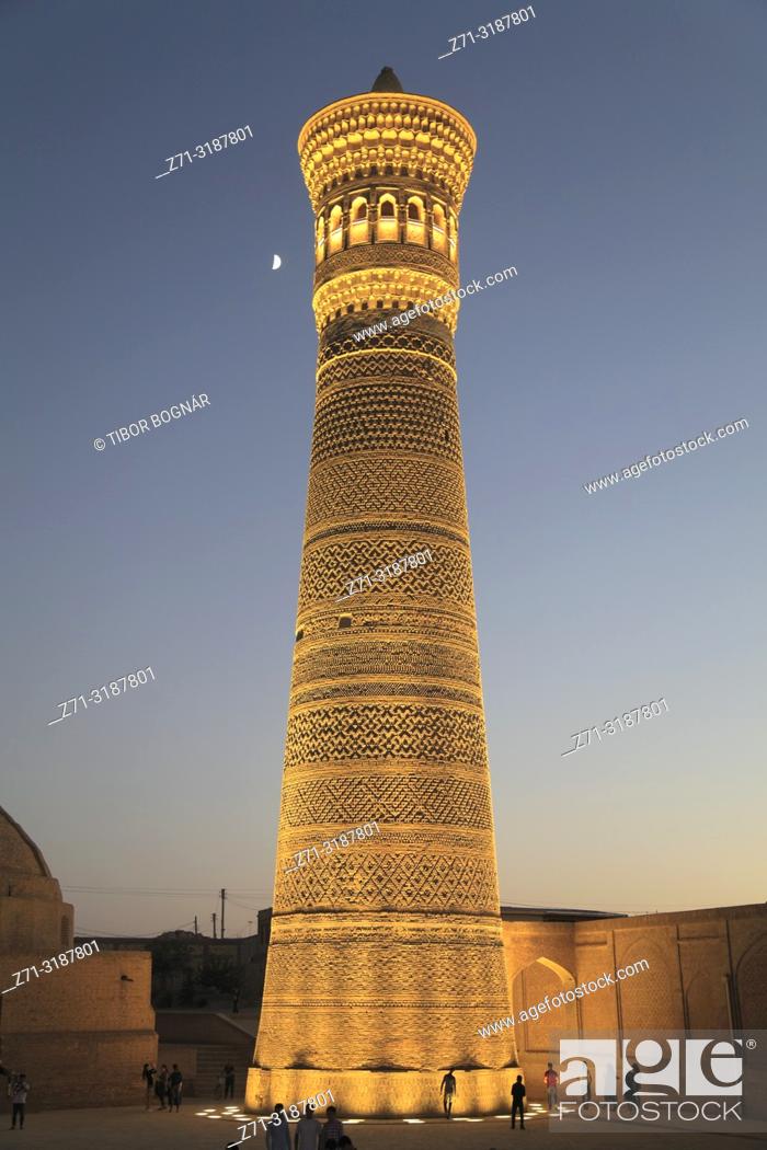 Imagen: Uzbekistan; Bukhara; Kalon Minaret;.