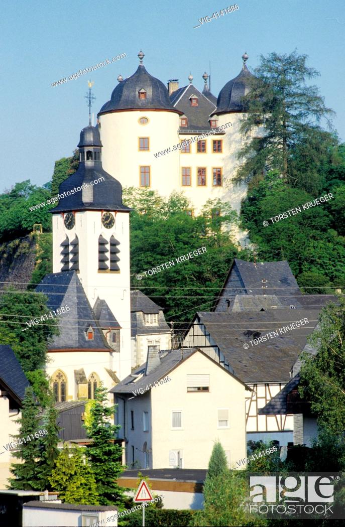 Stock Photo: Germany, Gemuenden : Castle.