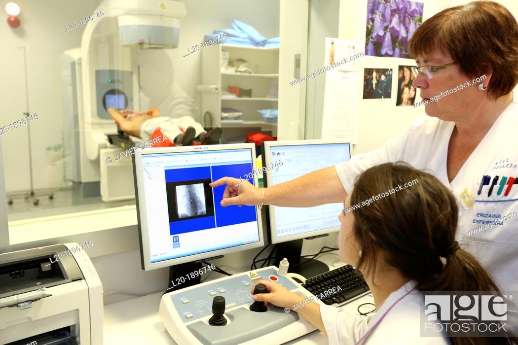 Stock Photo: The Acuity system continues the Varian tradition of innovation by combining advanced 2D and 3D Cone Beam CT CBCT imaging techniques and software capabilities to.