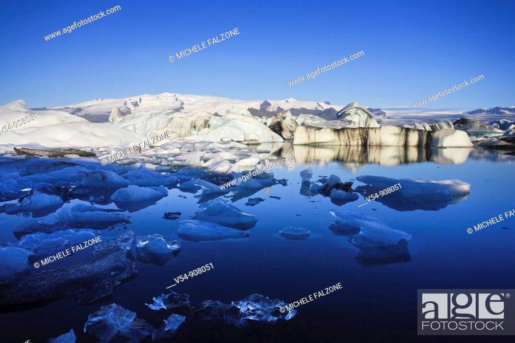 Stock Photo: Jokulsarlon Iceberg Lagoon, Iceland.