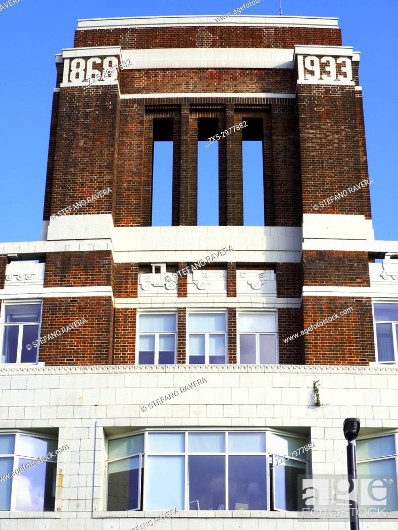 Stock Photo: Tower House in Lewisham High Street, former Royal Arsenal Co-operative Society's flagship department store in Lewisham High Street - London, England.