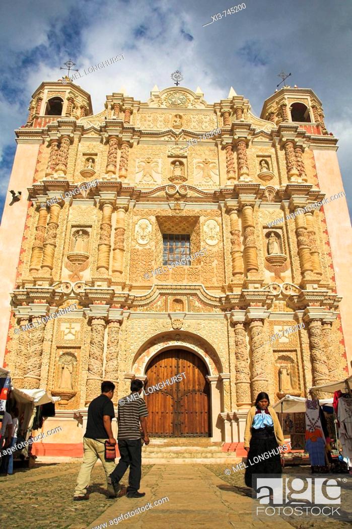 Templo de Santo Domingo de Guzman, San Cristobal de las Casas, Chiapas,  Mexico, Stock Photo, Picture And Rights Managed Image. Pic. XI3-745200 |  agefotostock