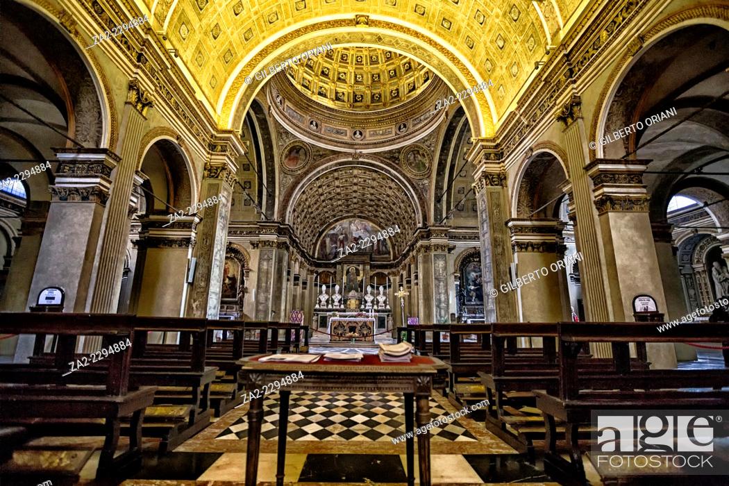 Church of Santa Maria presso San Satiro, Milan, Italy, Foto de Stock,  Imagen Derechos Protegidos Pic. ZA2-2294884 | agefotostock