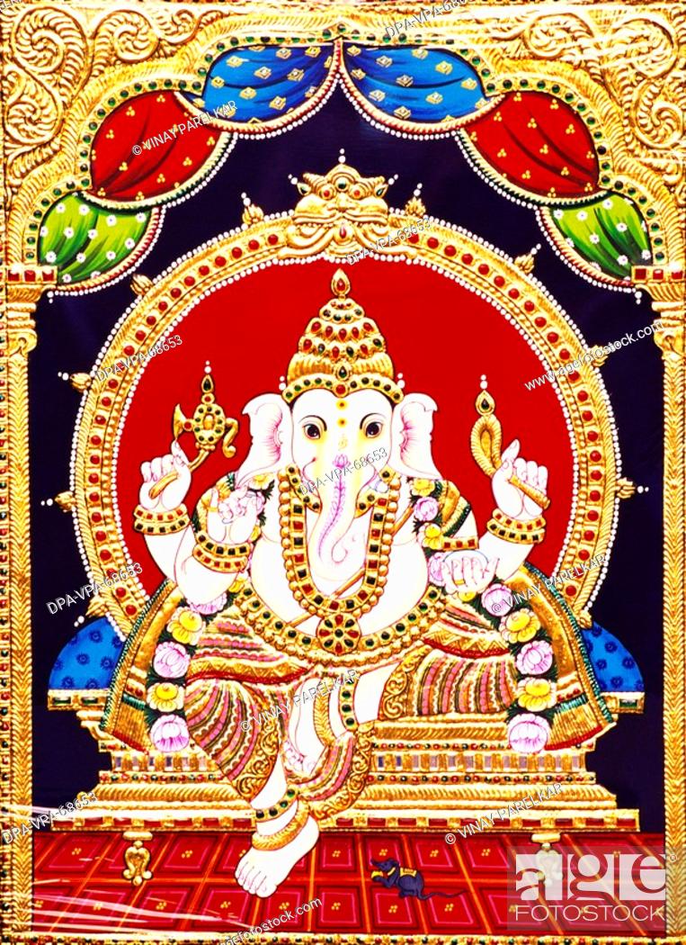 Lord Ganesha Ganpati Painting Done With 24 Carat Gold Kerala India Stock Photo Picture And Rights Managed Image Pic Dpa Vpa 68653 Agefotostock 7:31 zee kids recommended for you. https www agefotostock com age en details photo lord ganesha ganpati painting done with 24 carat gold kerala india dpa vpa 68653