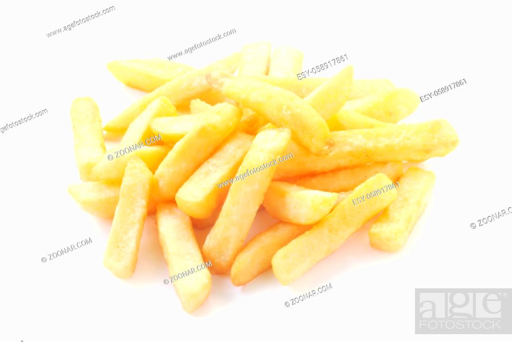Imagen: A Portion Of Chips Isolated On White.