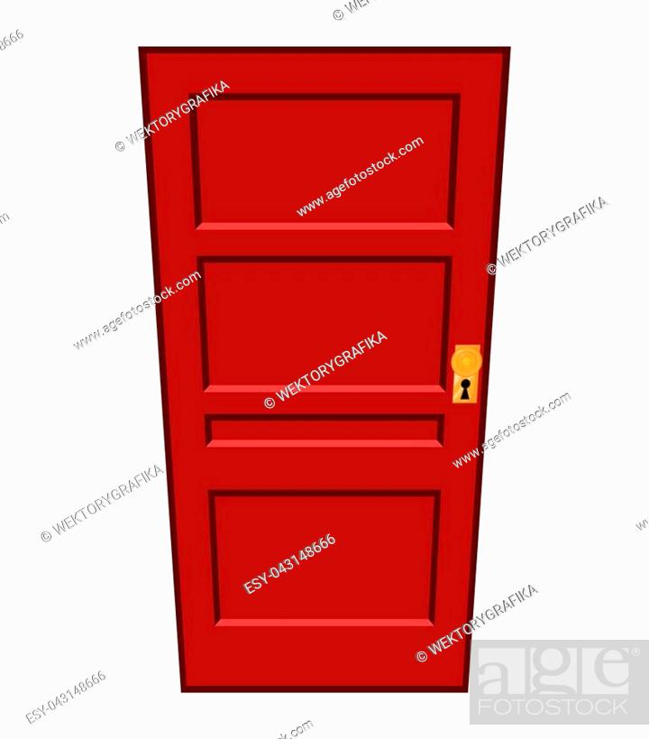 cartoon door vector symbol icon design. Beautiful illustration isolated on  white background, Stock Vector, Vector And Low Budget Royalty Free Image.  Pic. ESY-043148666 | agefotostock