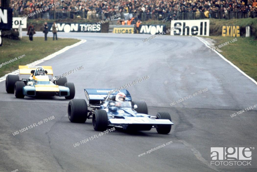 21st March 1971. Brands Hatch, Race of Champions. Jackie Stewart, Tyrrell,  Stock Photo, Picture And Rights Managed Image. Pic.  UIG-1004-15-FL-69-70-108 | agefotostock