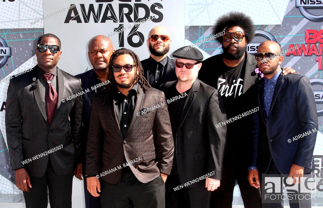 Verkeerd Lezen fenomeen 2016 BET Awards Arrivals held at at the Microsoft Theater Featuring: The  Roots, Black Thought, Stock Photo, Picture And Rights Managed Image. Pic.  WEN-WENN24805507 | agefotostock
