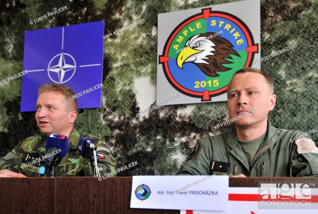 Stock Photo: The Ample Strike 2015 NATO aviation exercise, controlled from the helicopter base in Namest, will be held in the locality on August 31-September 22.