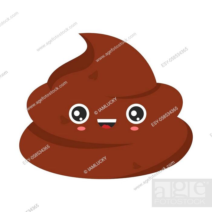 Funny smiling poop character vector isolated. Stinky poo, brown toilet  symbol, Stock Vector, Vector And Low Budget Royalty Free Image. Pic.  ESY-058534365 | agefotostock