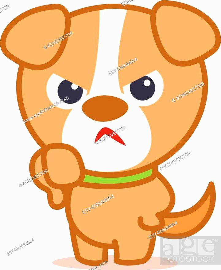 Angry dog cartoon vector illustration collection stock, Stock Vector,  Vector And Low Budget Royalty Free Image. Pic. ESY-050684064 | agefotostock