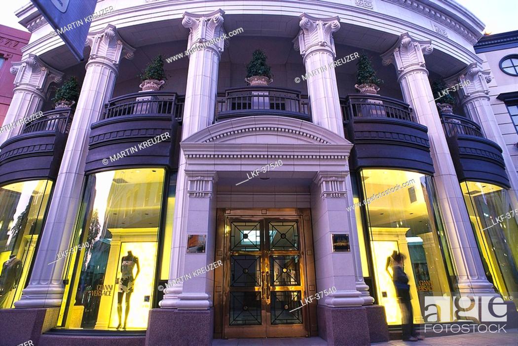 Stock Photo: Boutique at Rodeo Drive, Shopping, Beverly Hills, Los Angeles, California, USA, America.