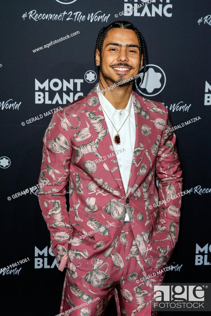 Stock Photo: 24.04.2019, Berlin: Quincy Brown as a guest at the Montblanc Travel Event in the Metropoltheater. | usage worldwide. - Berlin/Berlin/Deutschland.