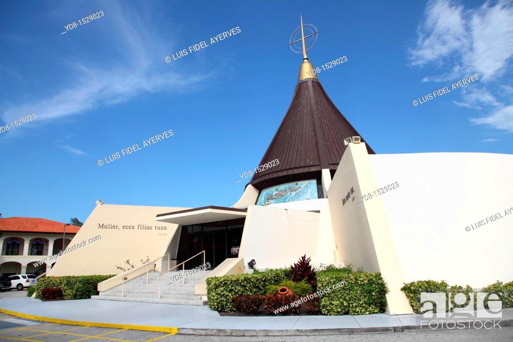 Ermita de la Caridad church, Miami, Florida, USA, Stock Photo, Picture And  Rights Managed Image. Pic. YD8-1529023 | agefotostock