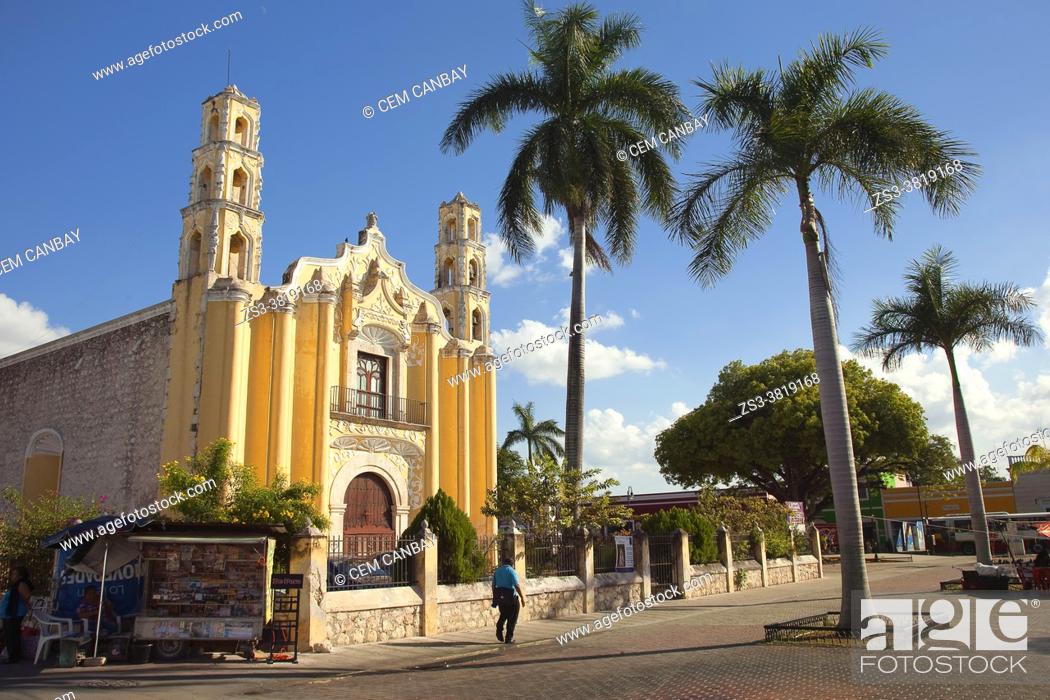 View to the San Cristobal Church at the historic center, Merida, Yucatan  Province, Mexico, Stock Photo, Picture And Rights Managed Image. Pic.  ZS3-3819168 | agefotostock