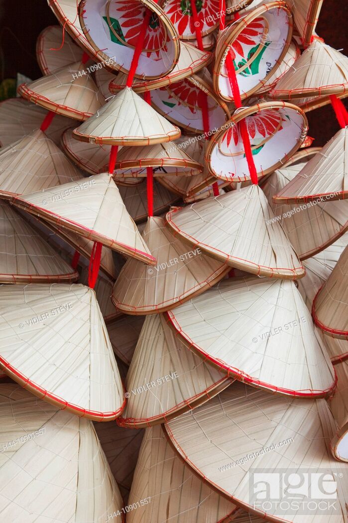 Stock Photo: Asia, Vietnam, Hanoi, Conical Hat, Conical Hats, Hat, Hats, Tourism, Travel, Holiday, Vacation,.