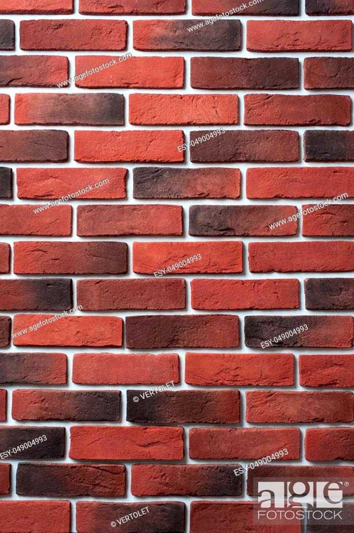 Red and dark brick wall. Block background, design pattern, Stock Photo,  Picture And Low Budget Royalty Free Image. Pic. ESY-049004993 | agefotostock