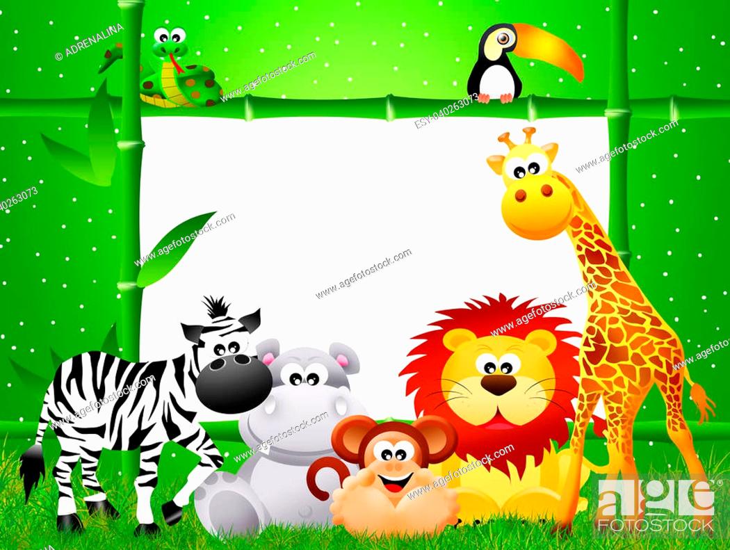 Zoo animals cartoon, Stock Photo, Picture And Low Budget Royalty Free  Image. Pic. ESY-040263073 | agefotostock