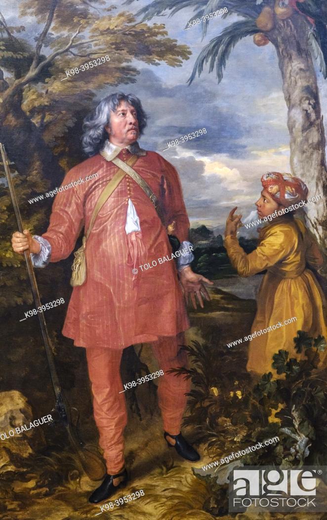 Stock Photo: Anthony van Dyck, William Feilding, 1st Earl of Denbigh, oil on canvas,.
