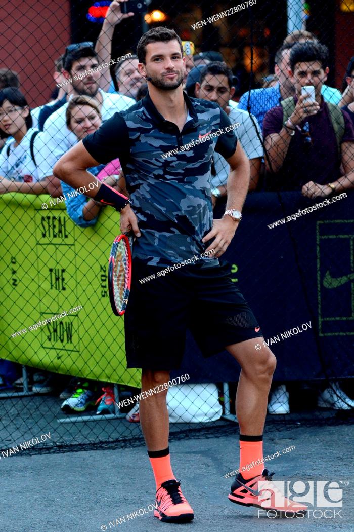 Nike's ""NYC Tennis"" Event Featuring: Grigor Dimitrov Where: New York City, Stock Photo, Picture And Rights Managed Image. Pic. WEN-WENN22800760 | agefotostock