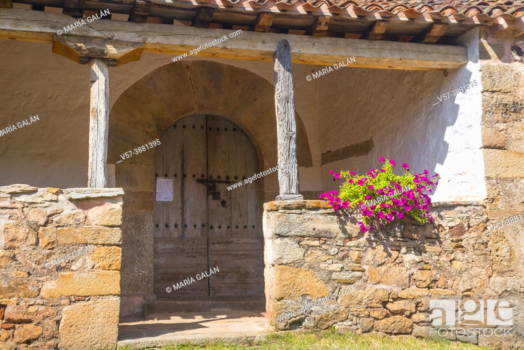 Escribir Tratar alto Atrium of San Juan church. Espejo de Tera, Soria province, Castilla Leon,  Spain, Stock Photo, Picture And Rights Managed Image. Pic. V57-3881395 |  agefotostock