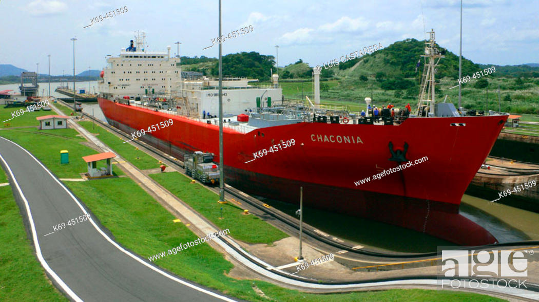 Stock Photo: The Panama Canal, Panama.