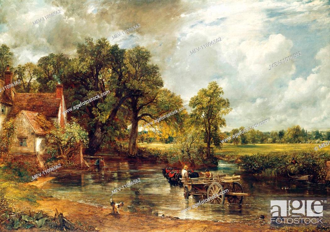 Stock Photo: The Hay Wain by John Constable.